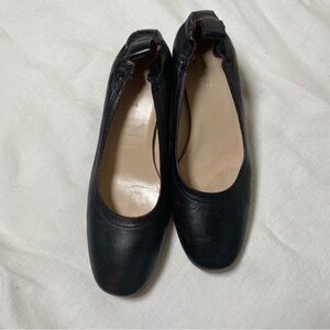 Everlane Black Leather Flats